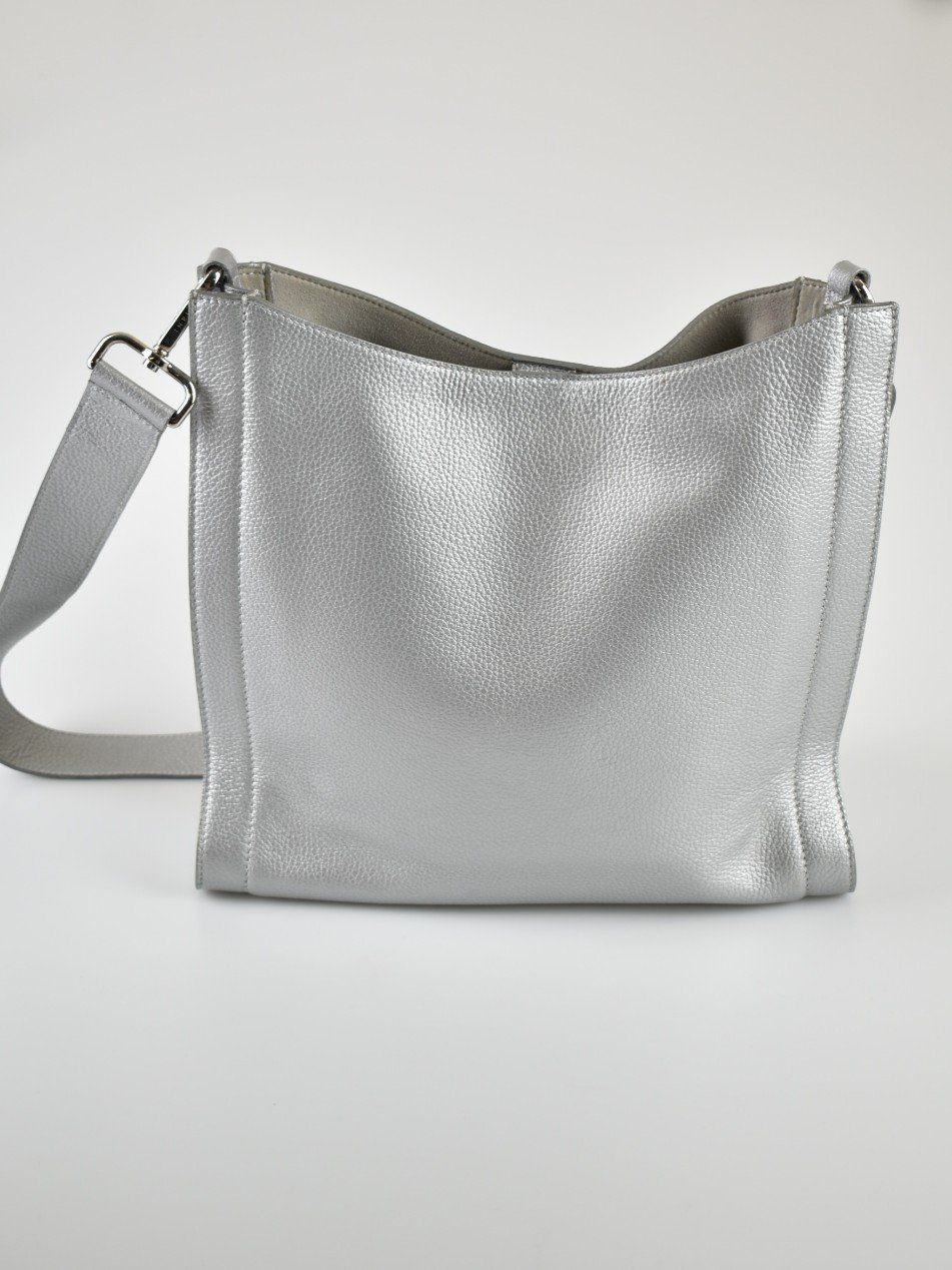 Orciani Borse da donna: Orciani Tasche, silber, soft Leder – Usato da Nürensdorf venduto da 2ND_STORY 1