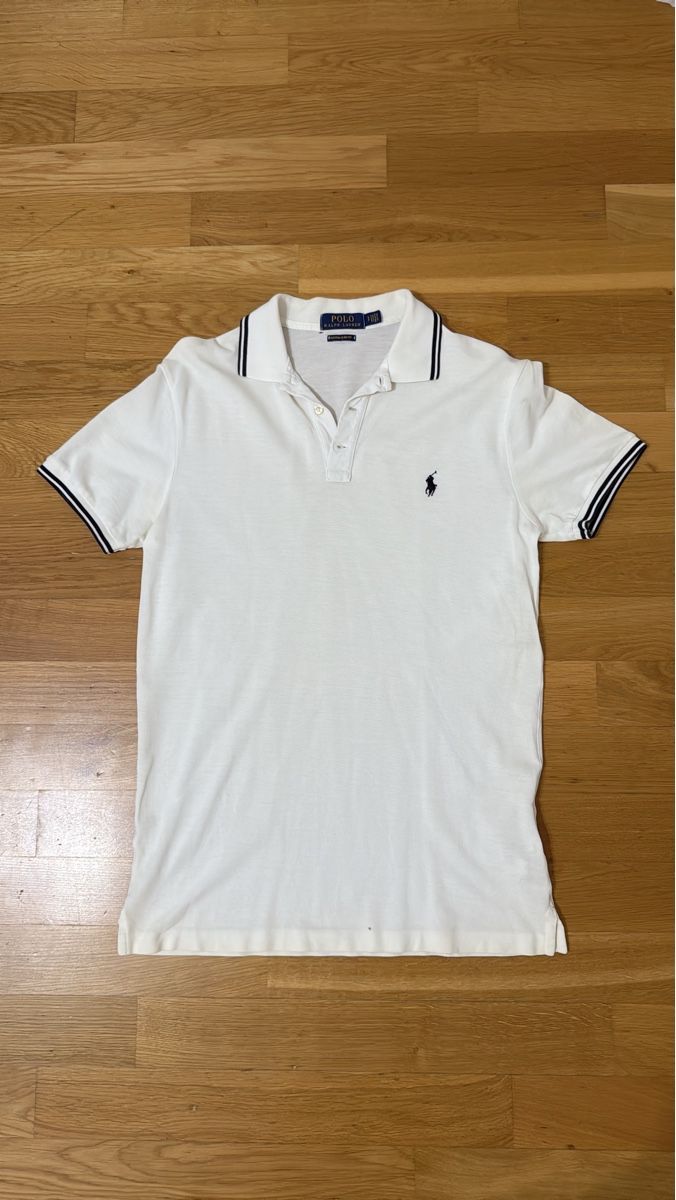 Polo Ralph Lauren Magliette Polo: Polo Ralph Lauren blanc, taille S – Usato da Vaux-sur-Morges venduto da GothamCity