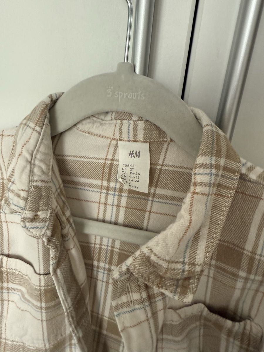 H&M Camicie, T-shirt & Polo: H&M Hemd Gr. 92 Kariert  – Usato da Niederglatt ZH venduto da Vladaa 1