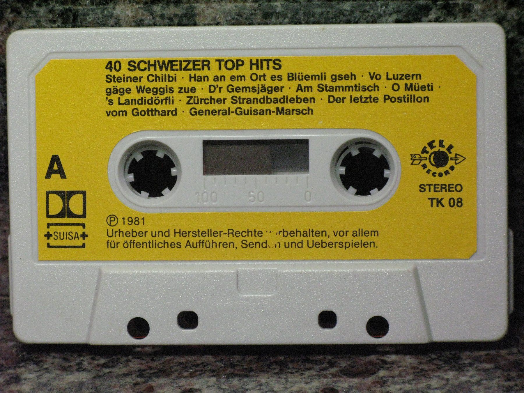 Kompaktkassetten: Schweizer  Top  Hits    Div. – Neu (gemäss Beschreibung) aus Langnau i. E. von gf2_29jt 3