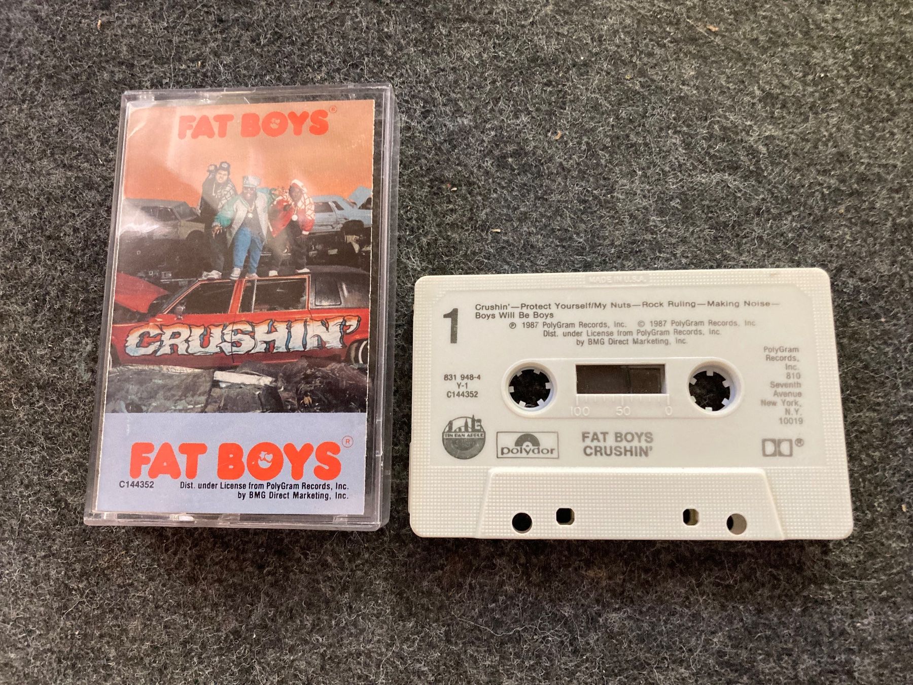Musicassette: Fat Boys - Crushin' (MC) – Usato da Fribourg venduto da Karushi 3