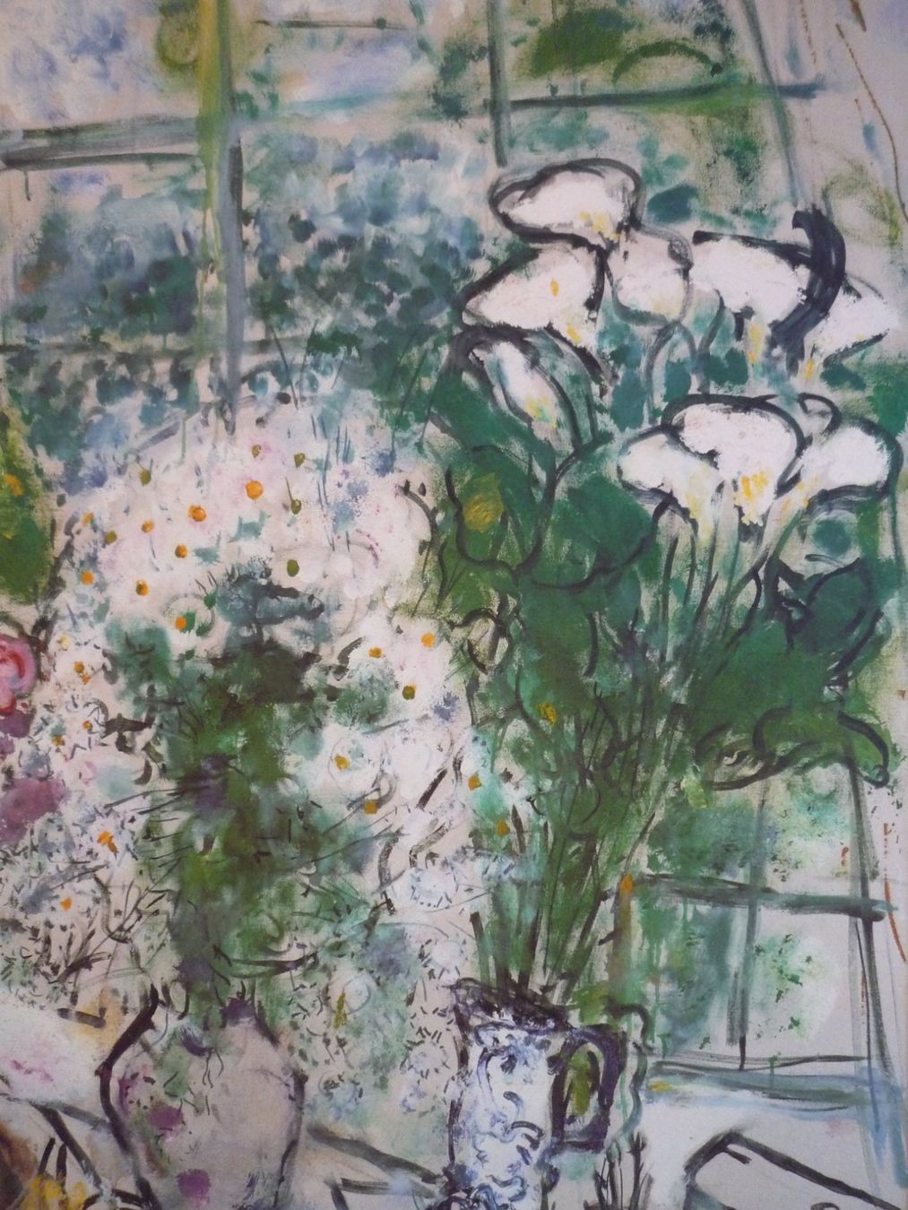 Foto & Immagini: Marc Chagall "das weisse Fenster", Kunstdruck 1955 – Usato da Egg b. Zürich venduto da MissMarple2 2