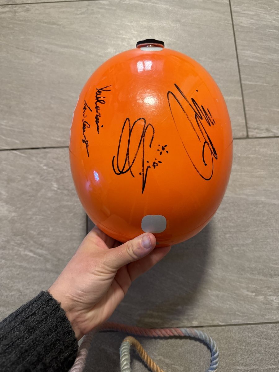 Poc Caschi: Signierter POCito Skihelm mit Autogrammen XS-S – Usato da Stampa venduto da Aspirina90 1
