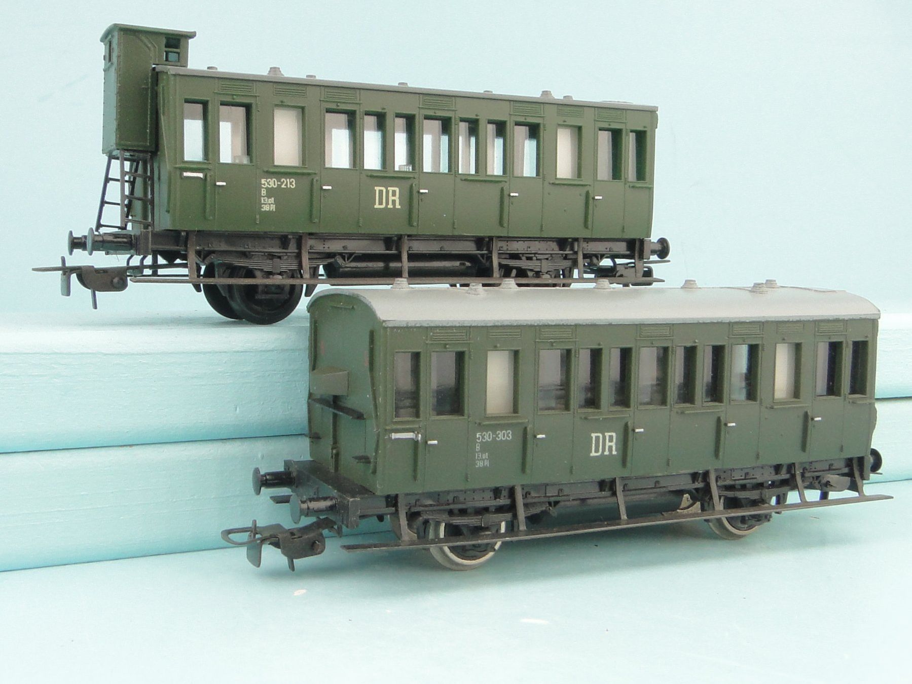 Piko Modellini di ferrovie: PIKO H0 2 DR Länderbahnwagen – Usato da Bülach venduto da cann11