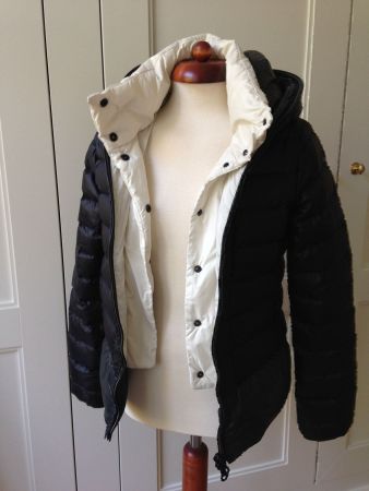 DUVETICA DAUNENJACKE, GR. S, GRAU/BLAU, NEU, SO SCHÖN!