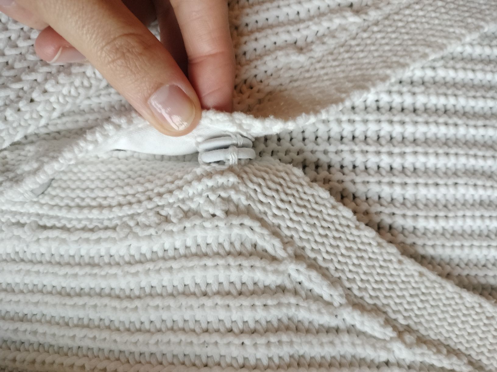 Nile Giacche: Cardigan NILE blanc, taille M – Usato da Massongex venduto da Amel16 2
