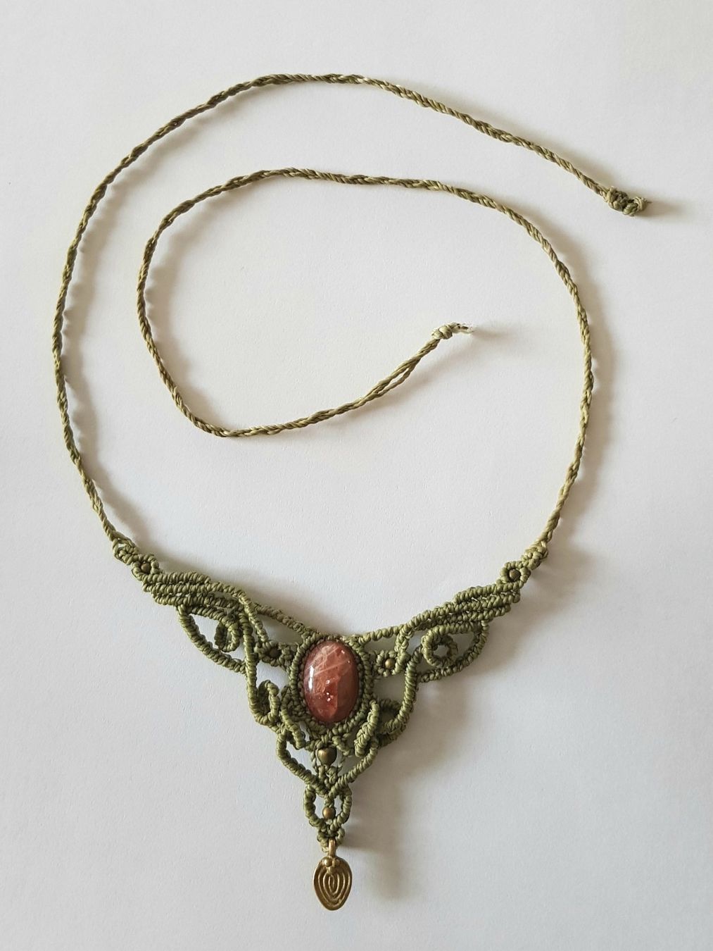 Catenine: Elfen Makramee Kette Sonnenstein handmade – Usato da Menznau venduto da Valinor 2