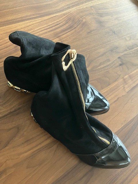 Scarpe da donna: stieflette gr. 41 mit strass-steinen bei absatz – Usato da Schwarzenberg LU venduto da kindler007 2