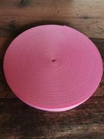 ca 50m Gurtband Taschenband 2.5cm breit rosa Hundehalsband