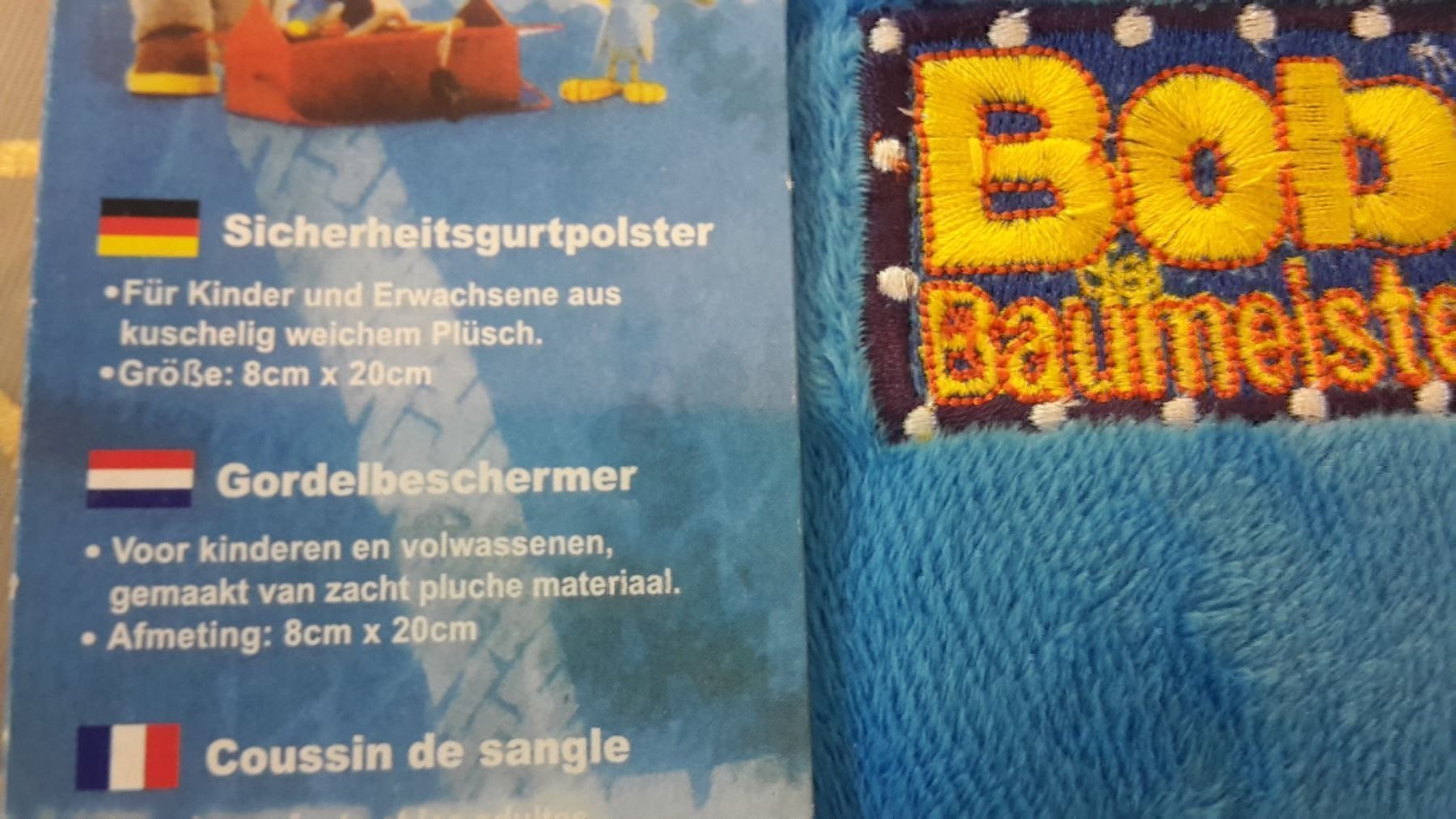 Subaru Tutti i ricambio: Gurtpolster Bob der Baumeister – Nuovo e nell'imballaggio originale da Schwarzenburg venduto da Flamingo07 1