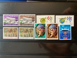 UNO Genf 1974 alle Briefmarken des Jahres postfrisch