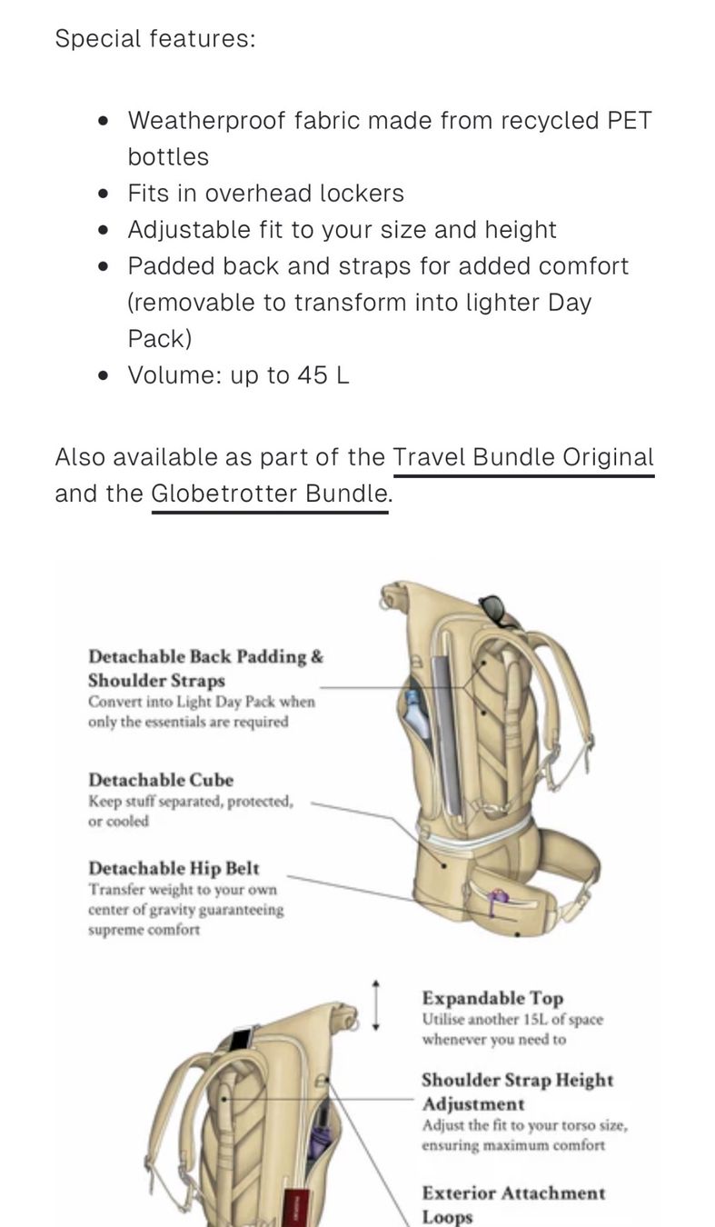 Zaini: WAYKS BERLIN - Travel Backpack Original Set – Usato da Zürich venduto da triangular 2
