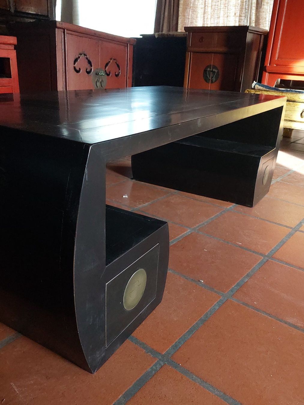 Mobili TV: Lowboard schwarz Fernsehmöbel asiatisch – Nuovo (secondo la descrizione) da Cham venduto da mjg1901 4
