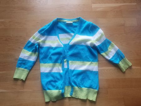 Gestreifte Strickjacke von Yessica, Grösse S