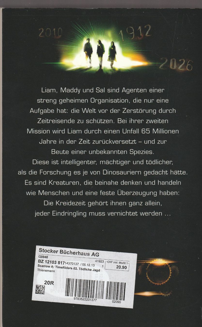 Libri: Alex Scarrow - Time Riders 3 Bände – Usato da Luzern venduto da Baumhuepfer01 4