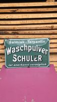 Emailleschild Waschpulver Schuler 50x33cm,  Sammlerstück 
