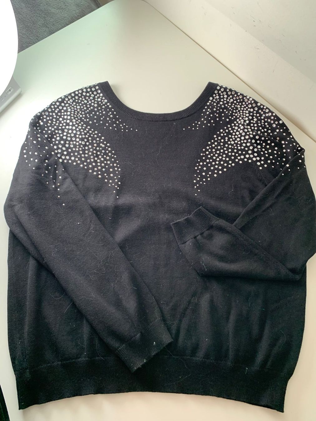 Ba&Sh Maglioni & Felpe: Pull de soiree noir BASH a strass ouverture dos V Taille 3 – Nuovo (secondo la descrizione) da Lausanne venduto da alcd_1005 3