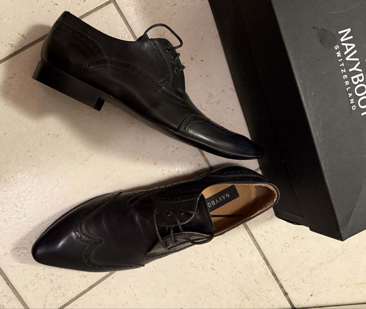 Navyboot Scarpe da uomo: Navyboot NEU Lederschuhe Grösse 42 – Nuovo e nell'imballaggio originale da Würenlos venduto da millepini 3