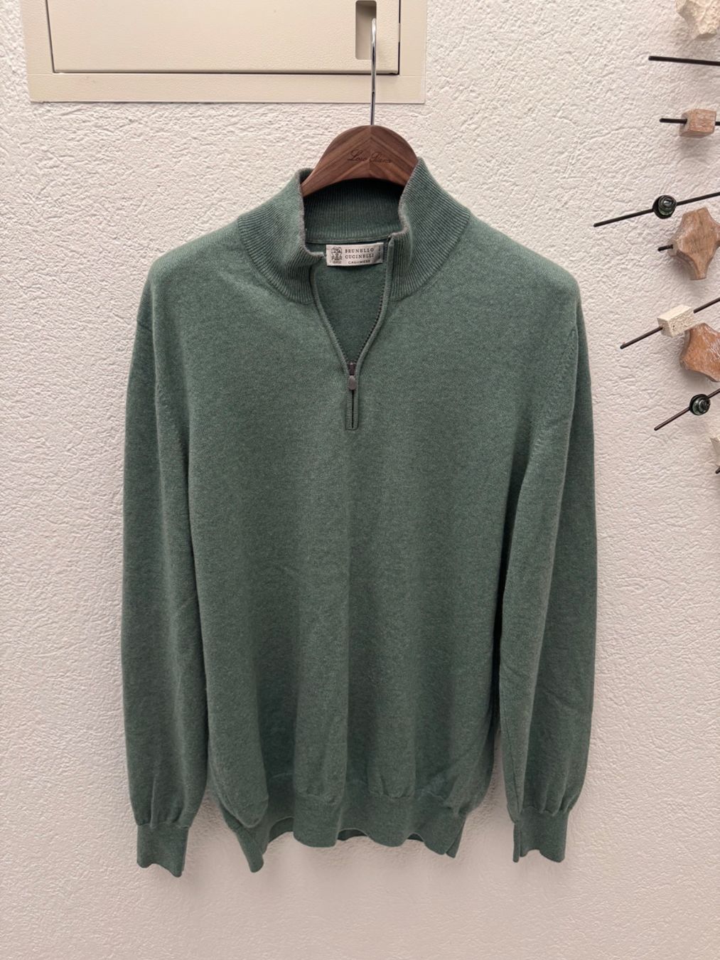 Brunello Cucinelli Pullover & Sweatshirts: Brunello Cucinelli Troyer Cashmere Half Zip Up – Gebraucht aus Biel Bienne von luxurygoods04