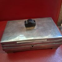 Antike Schmuckschatulle aus Silber 835 - Rarität!