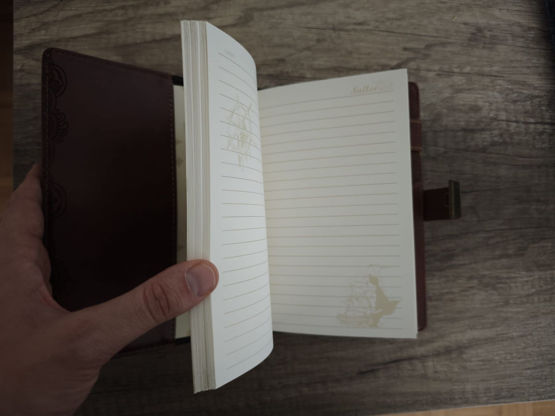 Papiere: Vintage Leather Diary with Combination Lock - Brand New – Neu (gemäss Beschreibung) aus Oberengstringen von plm_7kb7 1