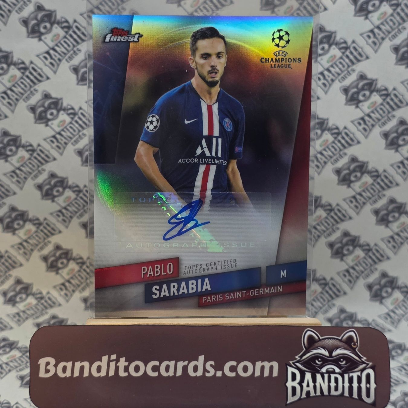 Topps Carte collezionabili: Topps Pablo Sarabia Auto - PSG – Usato da Liebefeld venduto da Banditocards