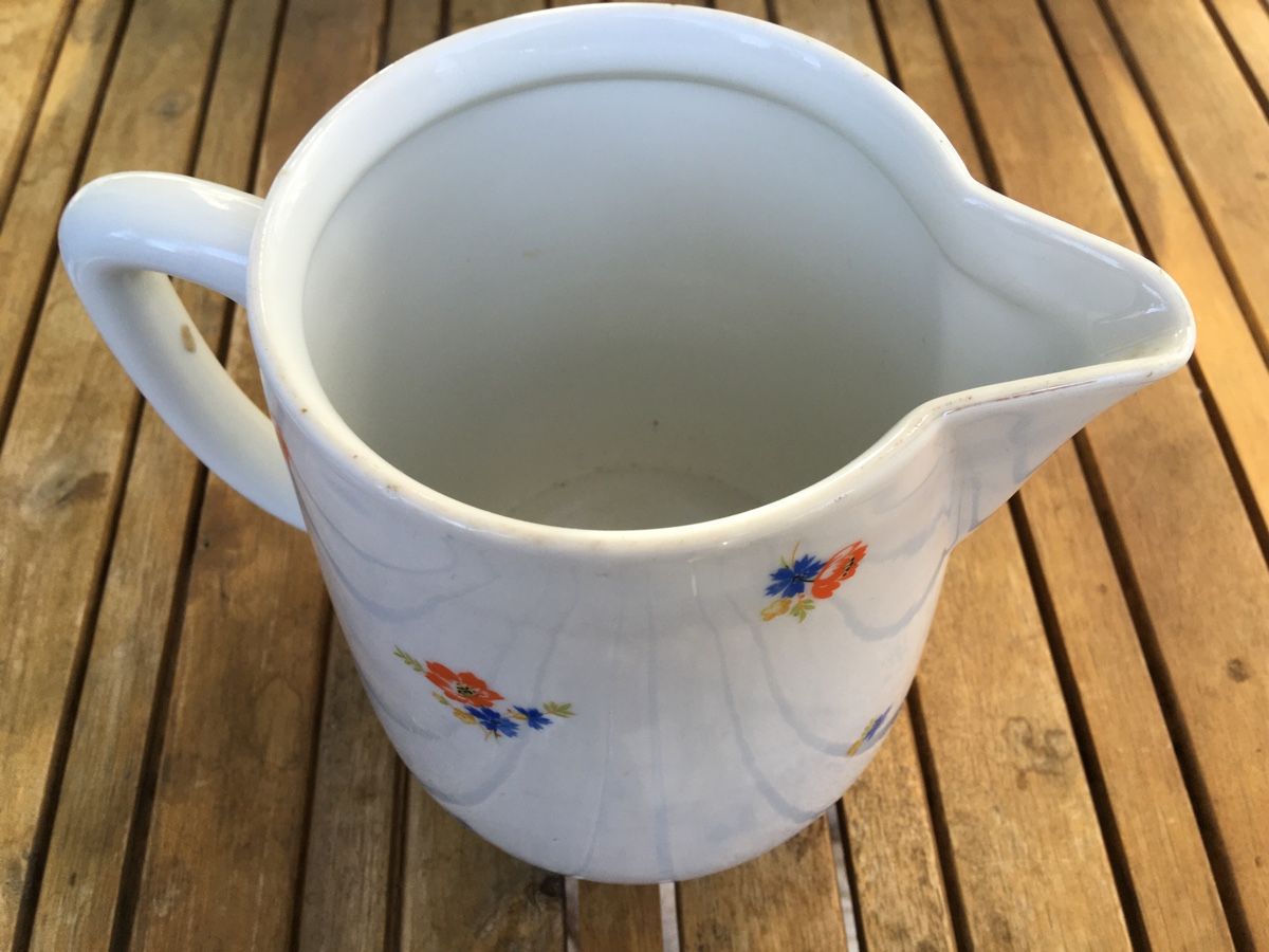 Karaffen: Alter wunderschöner Wasserkrug, von Langenthal 1937 – Gebraucht aus Wila von Fritz-Wila 2