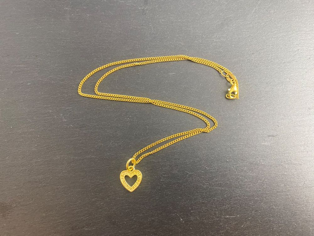 Black Friday Adelia´s Kettenanhänger »Damen Goldschmuck 333 Gold