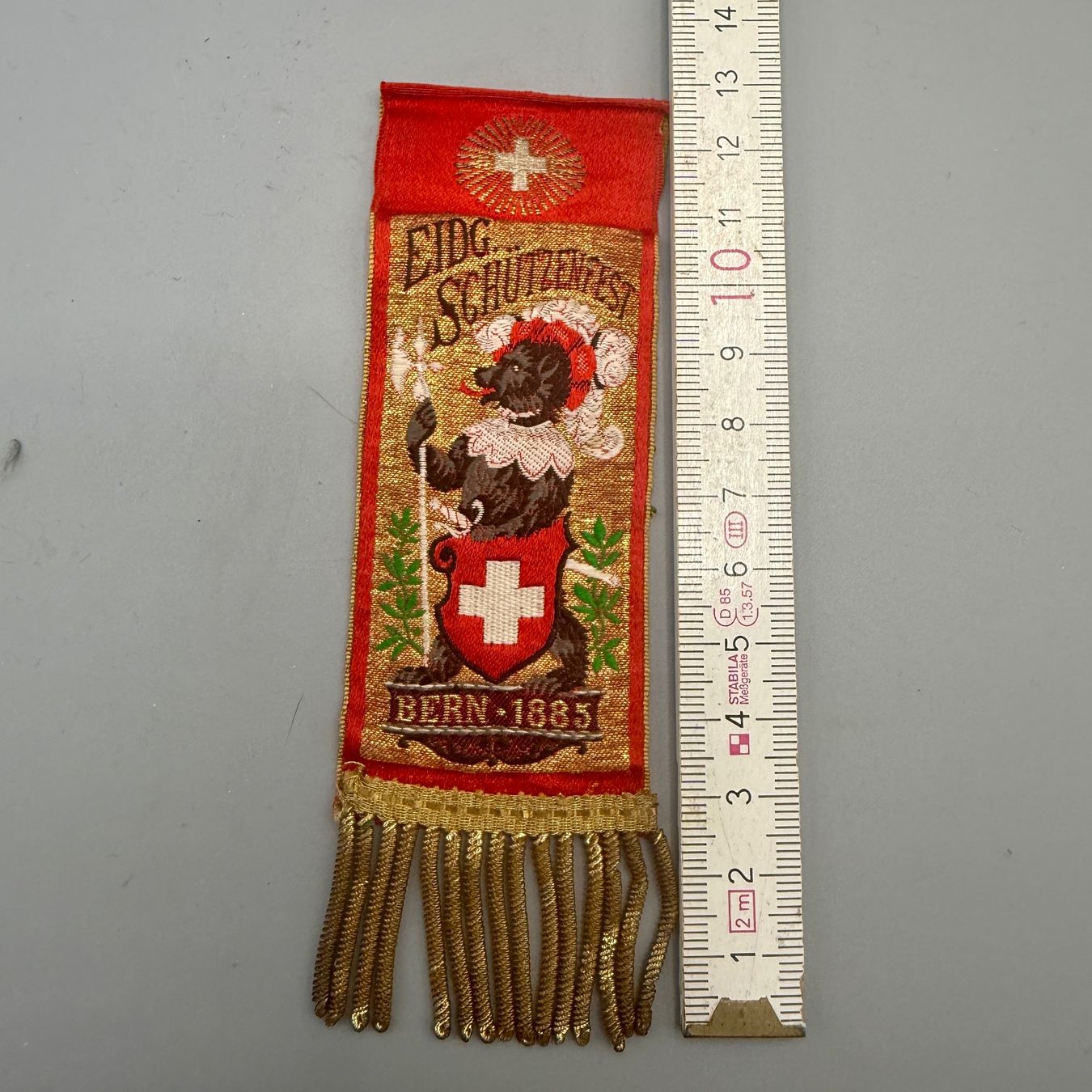 Medaglie: Seidenbändel EIDG. SCHÜTZENFEST BERN 1885 – Usato da Ueberstorf venduto da Brocandi 6