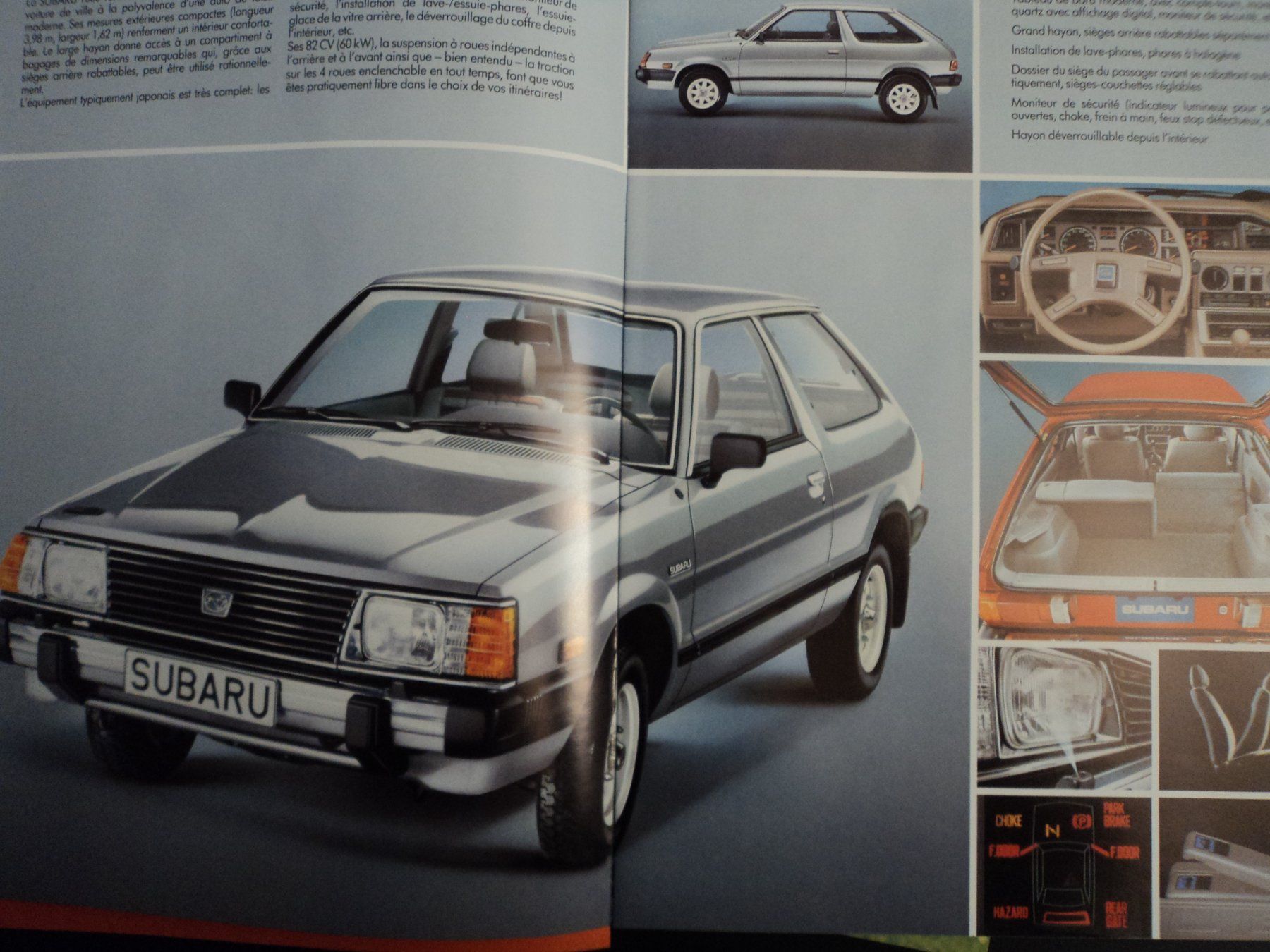 Subaru Dokumente: Prospekt Subaru Jahresprogramm 1980er – Gebraucht aus Schwarzenburg von modelCARama 3