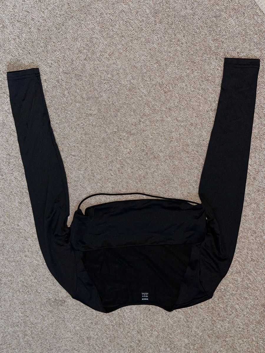 Shein Camicie, T-shirt & Polo: Langarmshirt Shein schwarz – Nuovo (secondo la descrizione) da Davos Platz venduto da Tat.iana