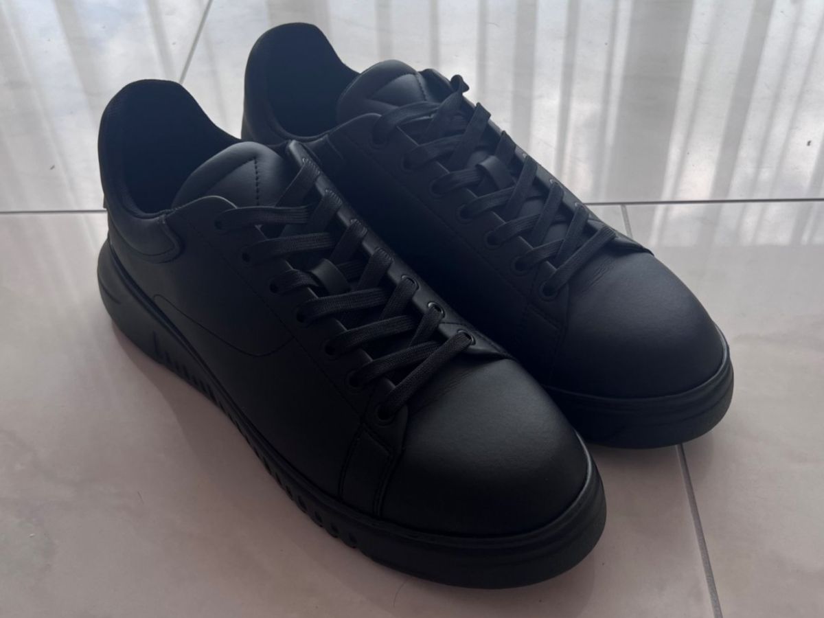 Armani Scarpe da uomo: Emporio Armani Sneaker low - black – Nuovo (secondo la descrizione) da Muri AG venduto da sabri_25 2