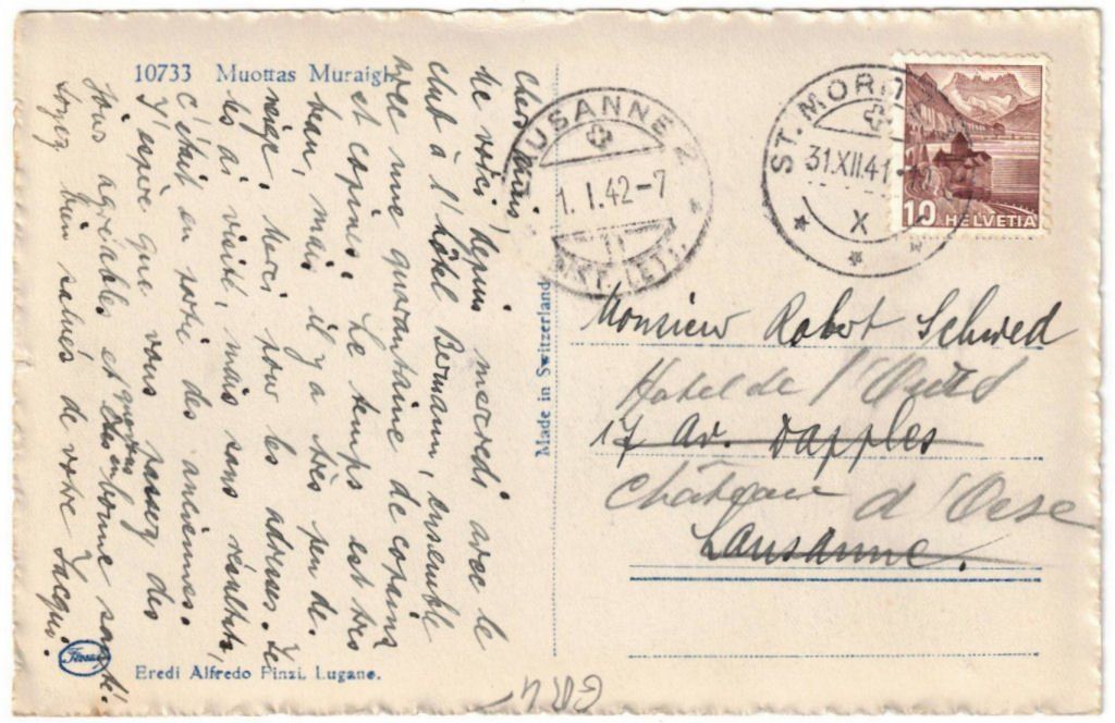 Cartoline postali: St. Moritz - Standseilbahn Muottas Muragl Bergstation – Usato da Binningen venduto da Mountainrider 1