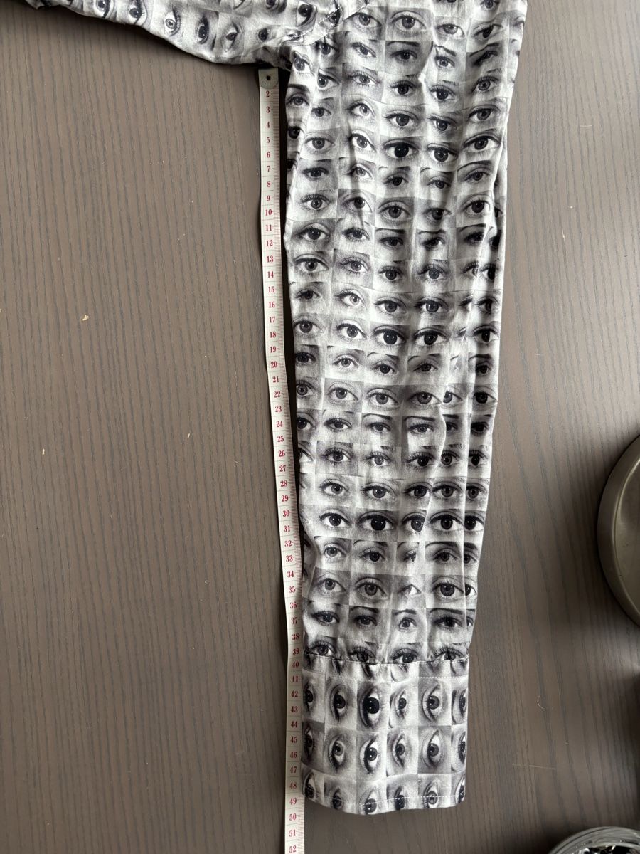 Camicie: Hemd mit Augenmuster – Nuovo (secondo la descrizione) da Frauenfeld venduto da getvintage 4
