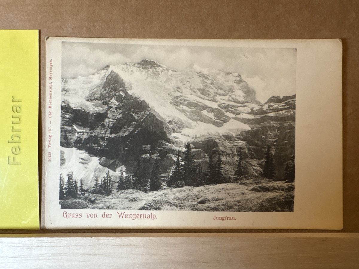 Cartoline postali: AK von Wengernalp / Jungfrau – Usato da Rümlang venduto da Kartenpost1