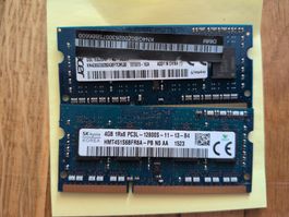 RAM - DDR3 DIMM 4GB - 1Rx8 PC3L - 12800S
