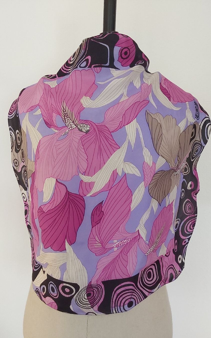 Foulard & Sciarpe: Seidenfoulard quadratisch – Nuovo (secondo la descrizione) da Köniz venduto da scopello12 1
