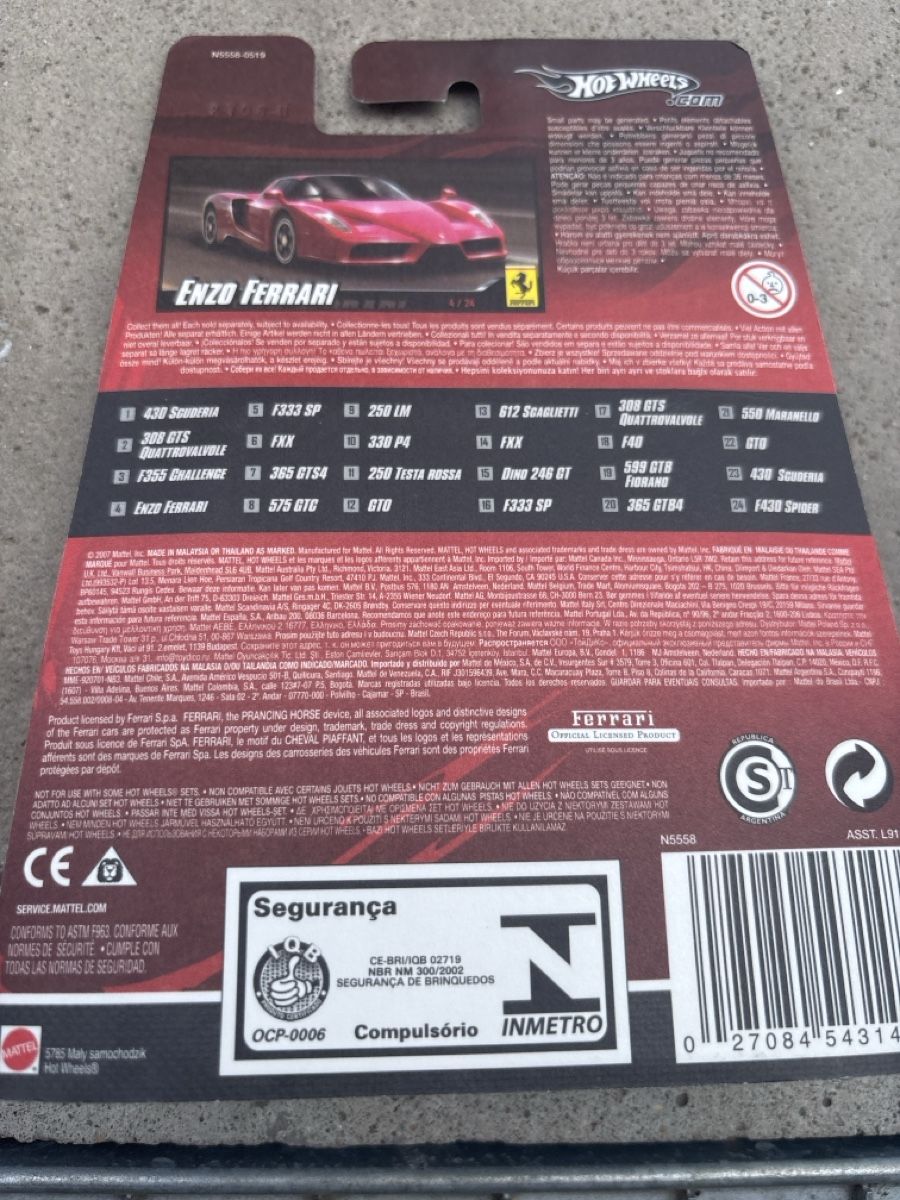 Hot Wheels Modellautos: Ferrari – Neu und originalverpackt aus Biasca von pas_vn2w 1