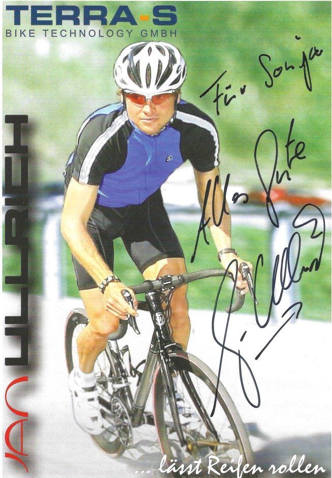 Autografi: JAN ULLRICH original Autogrammkarte – Usato da Guntershausen venduto da sign4me