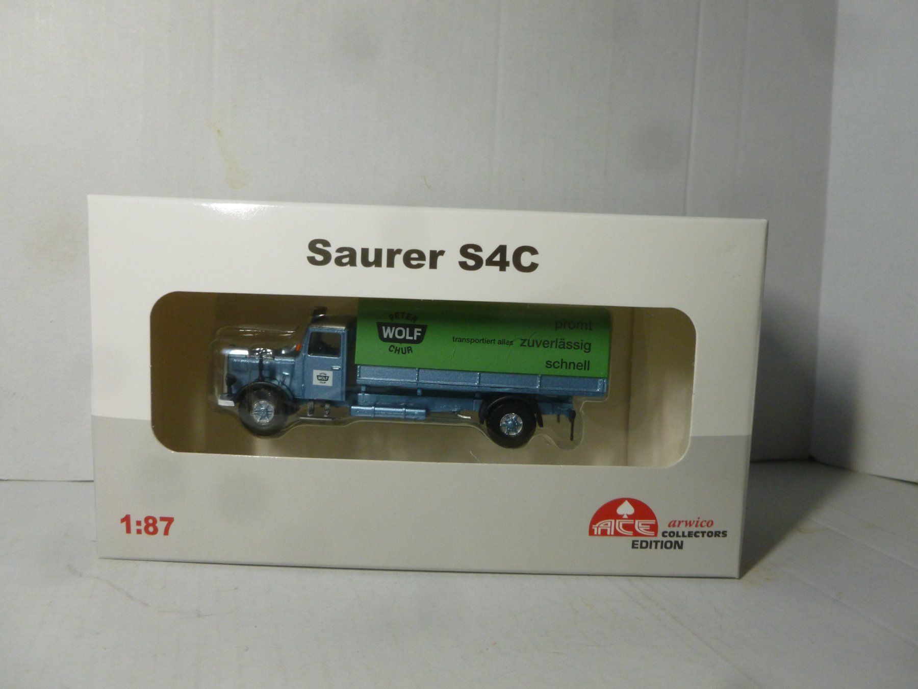 Saurer Voitures modèles: Saurer S4C Wolf – Neuf avec emballage d'origine à Bubikon par Br103er 4