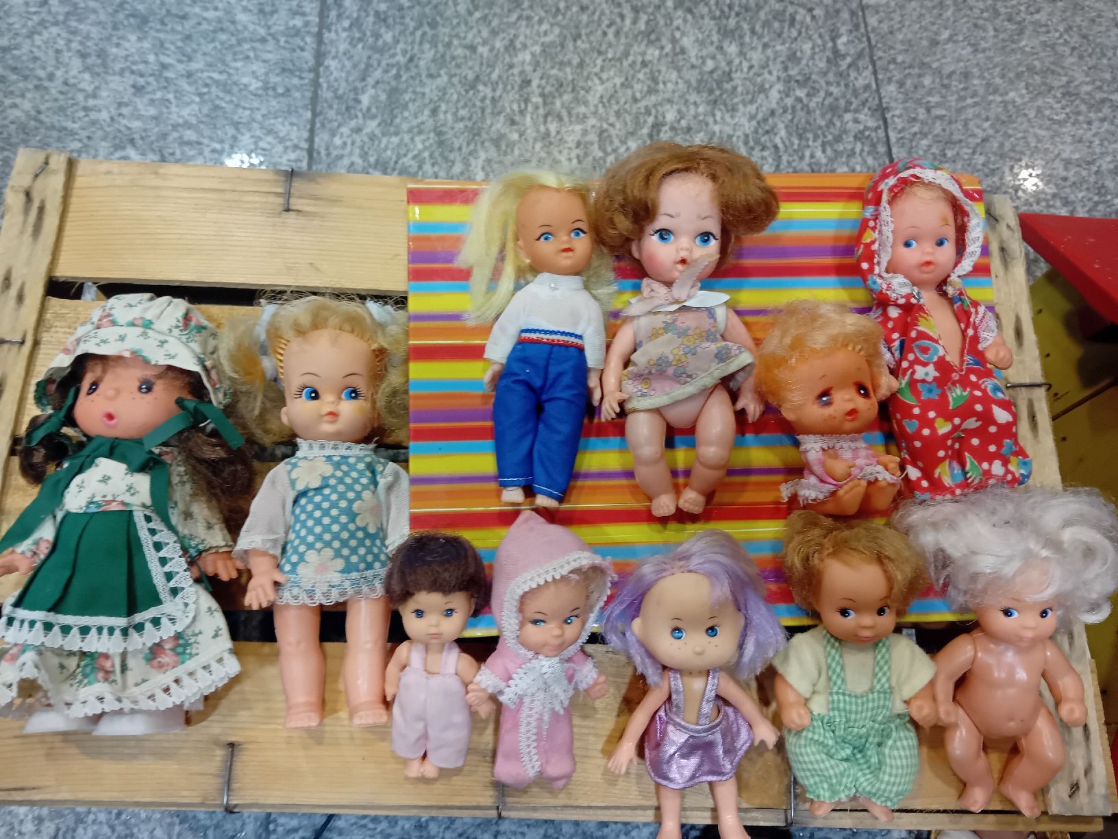 Bambole: vintage puppe lot 11 pezzi  – Usato da Biasca venduto da Old_6blh 5