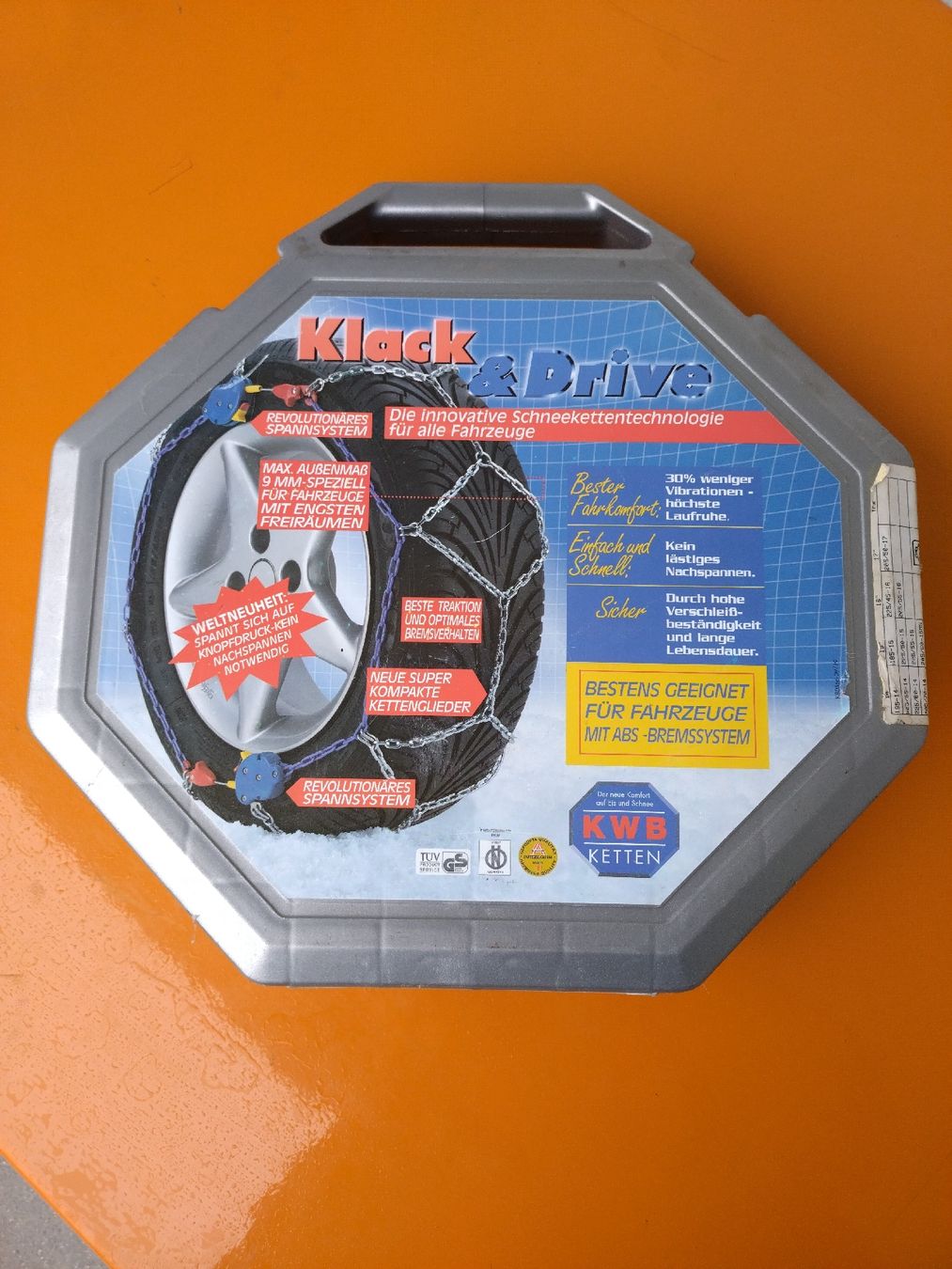 Schneeketten: KWB-Schneeketten, Black & Drive – Neu (gemäss Beschreibung) aus Oftringen von takumivegas