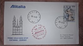 Swissair Catania - Zürich 29.03.1982