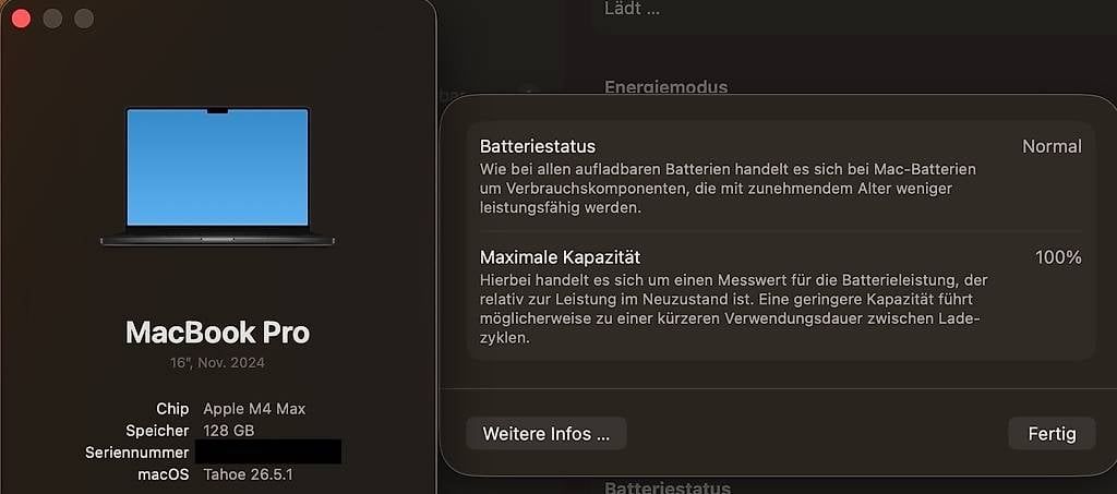Apple Notebook: 16" MacBook Pro M4 Max, 16C CPU, 40C GPU, 128GB, 2TB, CH – Usato da Haag (Rheintal) venduto da MoekCH 3