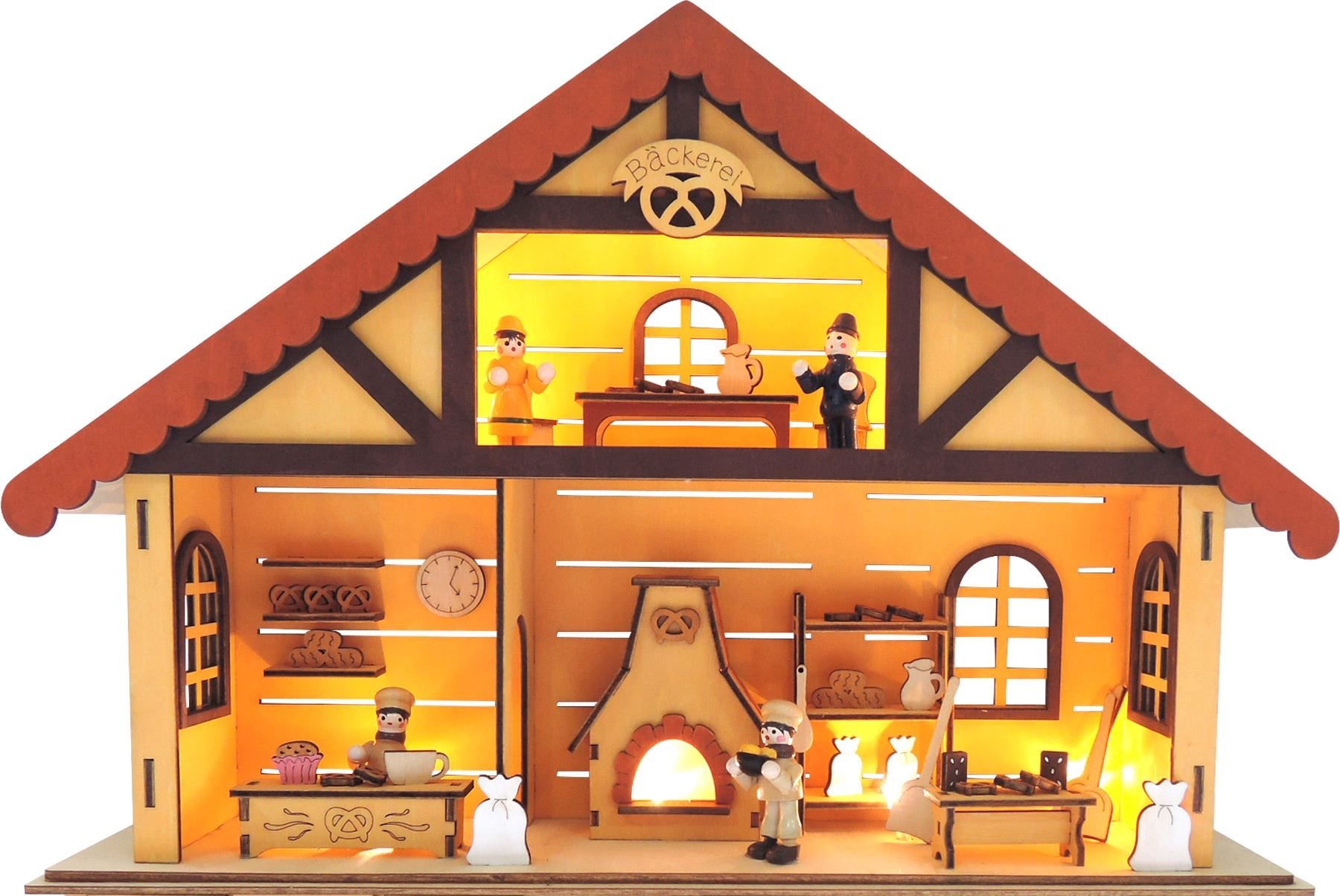 Kalender: Adventskalender Bäckerei mit Beleuchtung – Neu und originalverpackt aus Wettingen von Swala 3