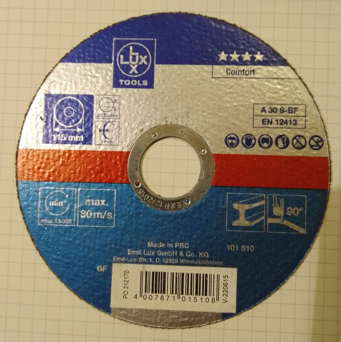 Einhell Smerigliatrici & Lucidatrici: Winkelschleifer Bavaria by Einhell 115/500 - 230 Volt – Usato da Bern venduto da MacBit77_chbe 2