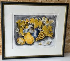 Stilleben in Gelb von Robert Burkhard 1995     (ID L81)