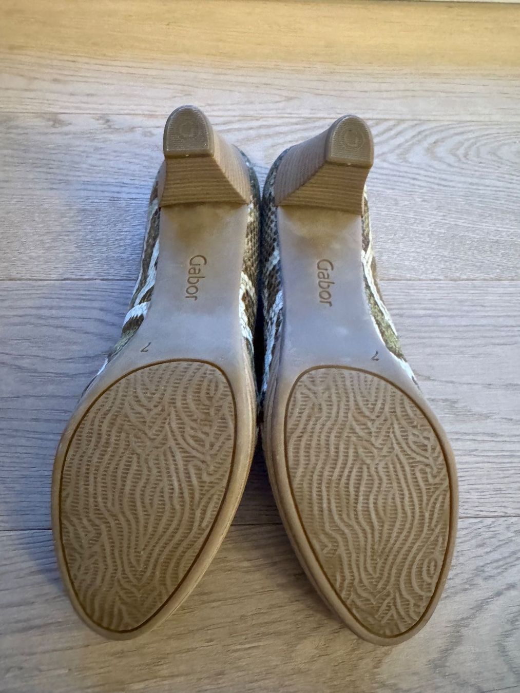Gabor Damenschuhe: Gabor Echtleder Pumps Schlangenmuster Gr. 41 – Neu (gemäss Beschreibung) aus Steinhausen von Janine1980 2