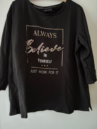 Damen Langarmshirt Canda Premium schwarz gebraucht