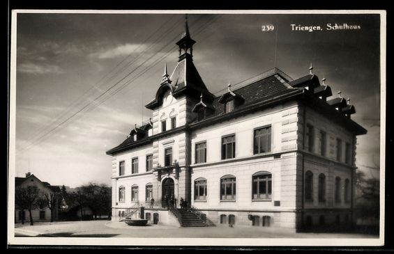 Cartes postales: AK Triengen, Schulhaus – D'occasion à Berlin par bartko-reher